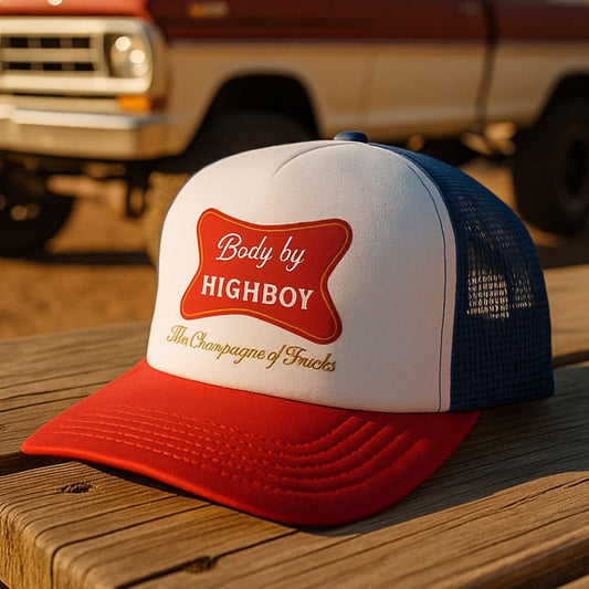 "Champagne Of Trucks" Foam Trucker Hat