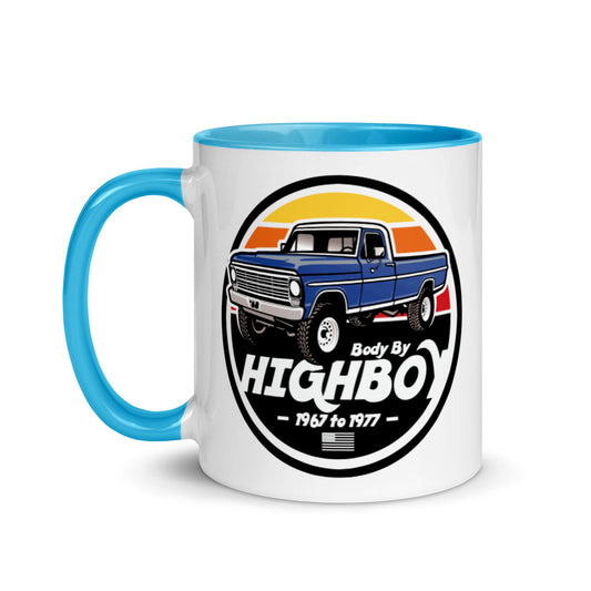 1968 / Blue / Highboy Mug - BodyByHighboy Ford F250 Highboy Bumpside Dentside