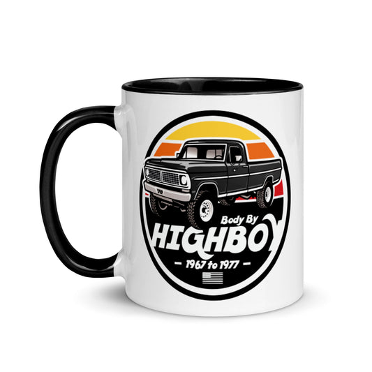 1970 / Black / Highboy Mug - BodyByHighboy Ford F250 Highboy Bumpside Dentside