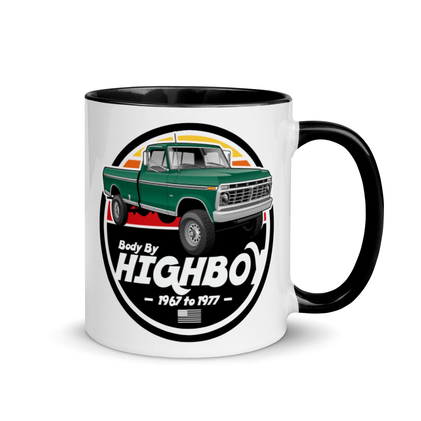 1973, 1974, 1975 / Green / Highboy Mug - BodyByHighboy Ford F250 Highboy Bumpside Dentside