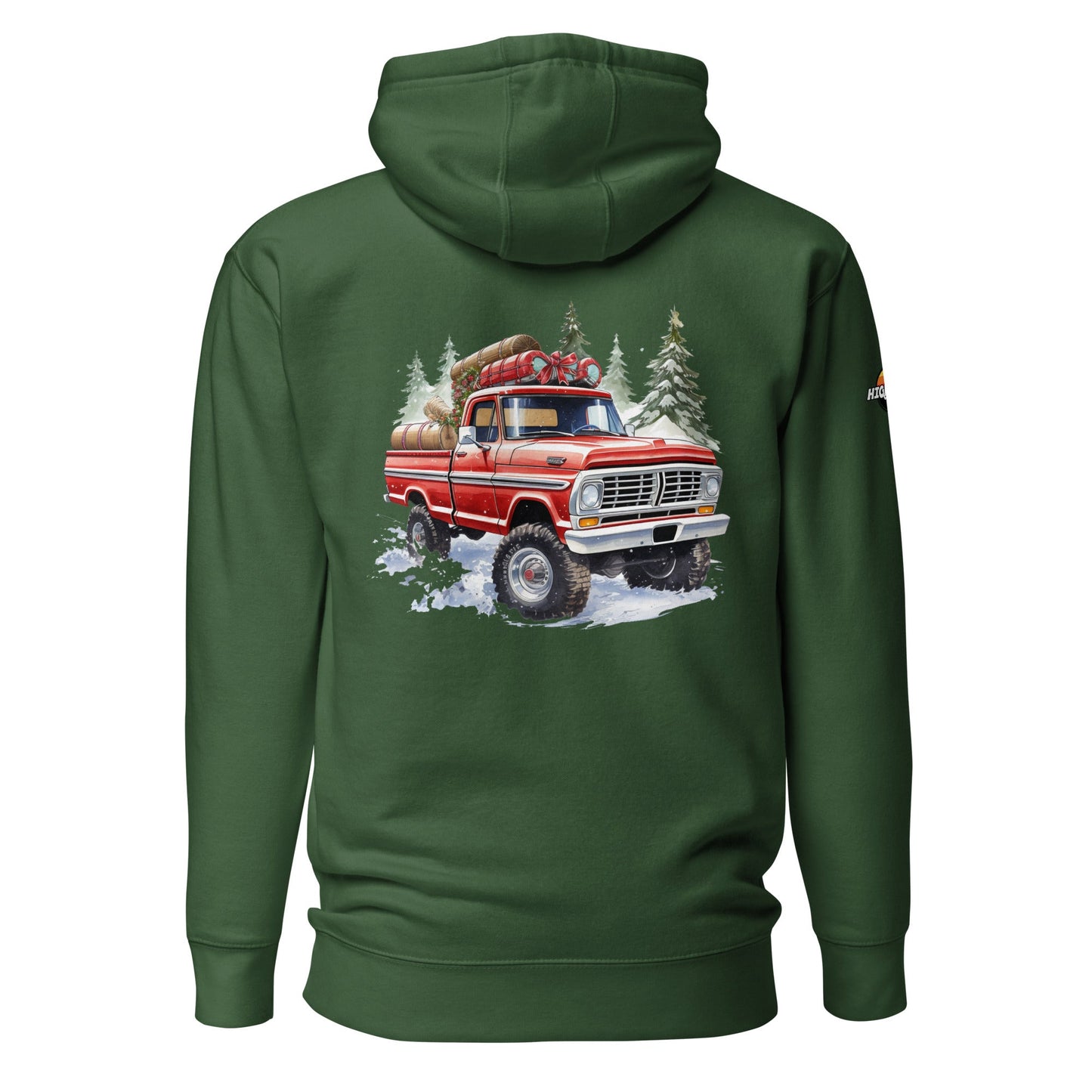 Body By Highboy 2023 Christmas Hoodie - BodyByHighboy Ford F250 Highboy Bumpside Dentside