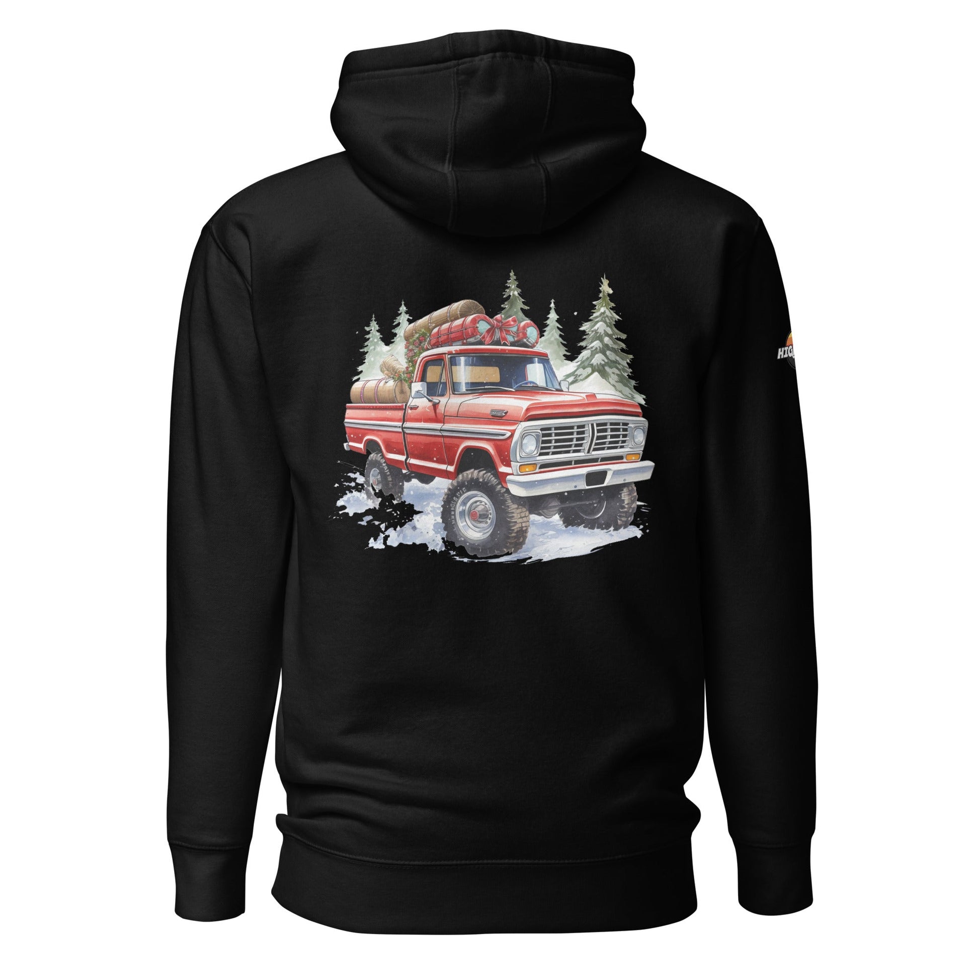 Body By Highboy 2023 Christmas Hoodie - BodyByHighboy Ford F250 Highboy Bumpside Dentside