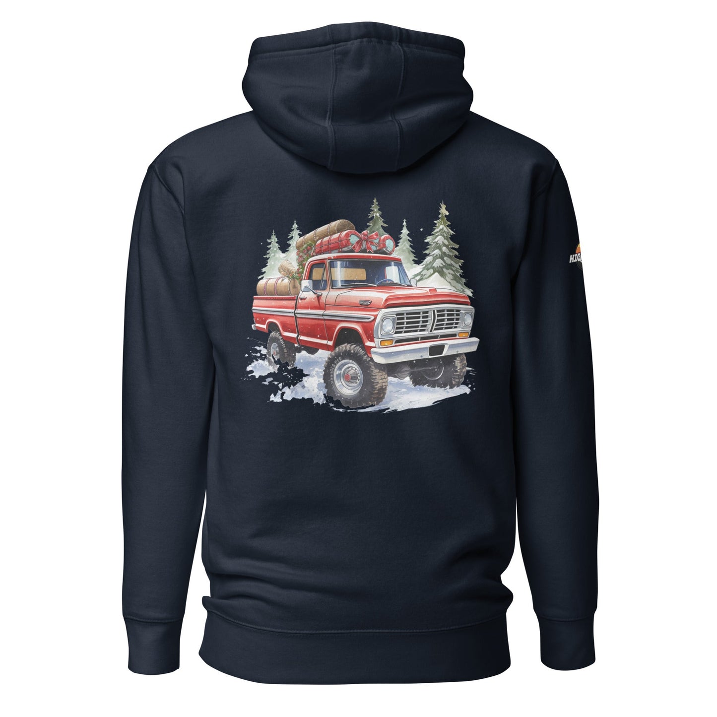 Body By Highboy 2023 Christmas Hoodie - BodyByHighboy Ford F250 Highboy Bumpside Dentside