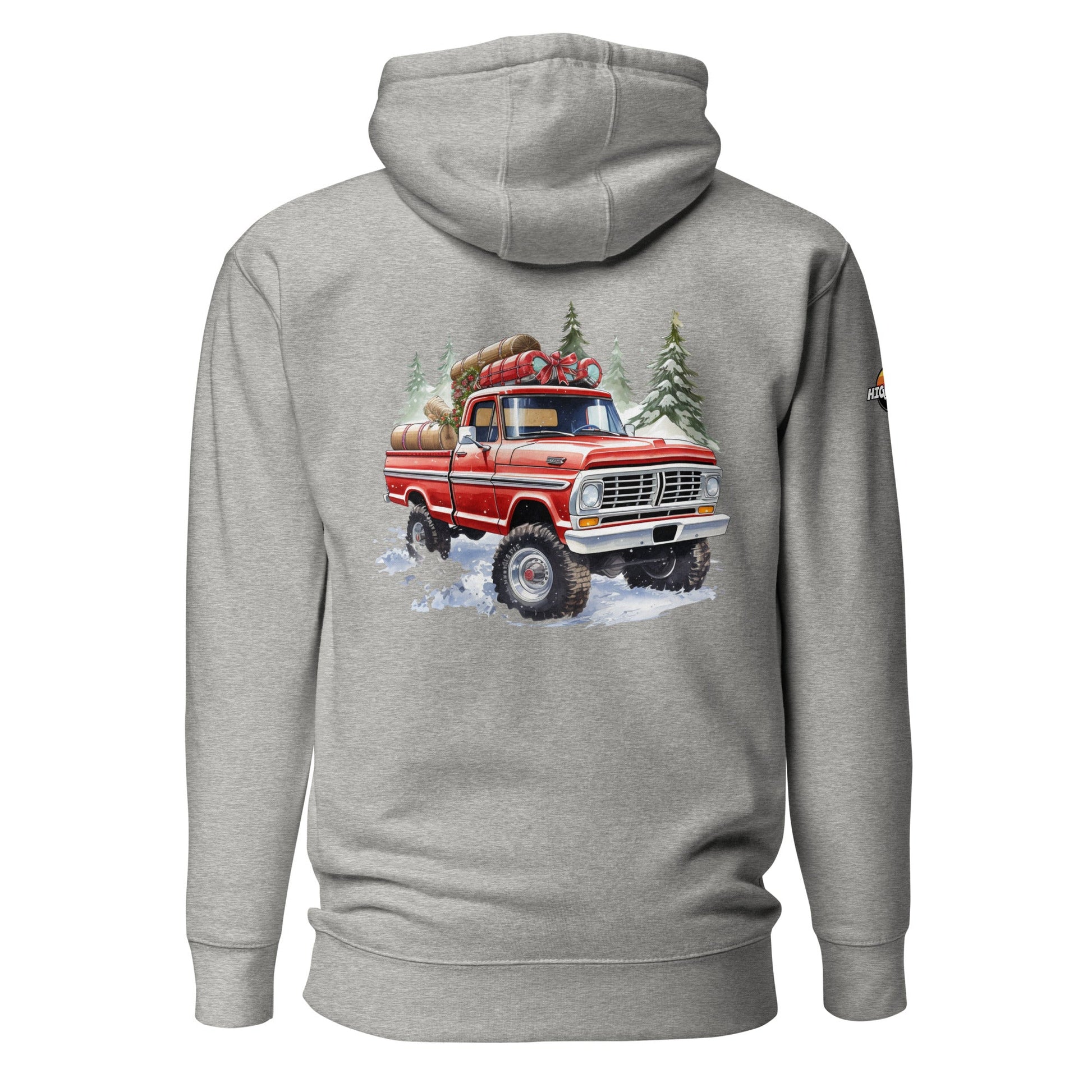 Body By Highboy 2023 Christmas Hoodie - BodyByHighboy Ford F250 Highboy Bumpside Dentside