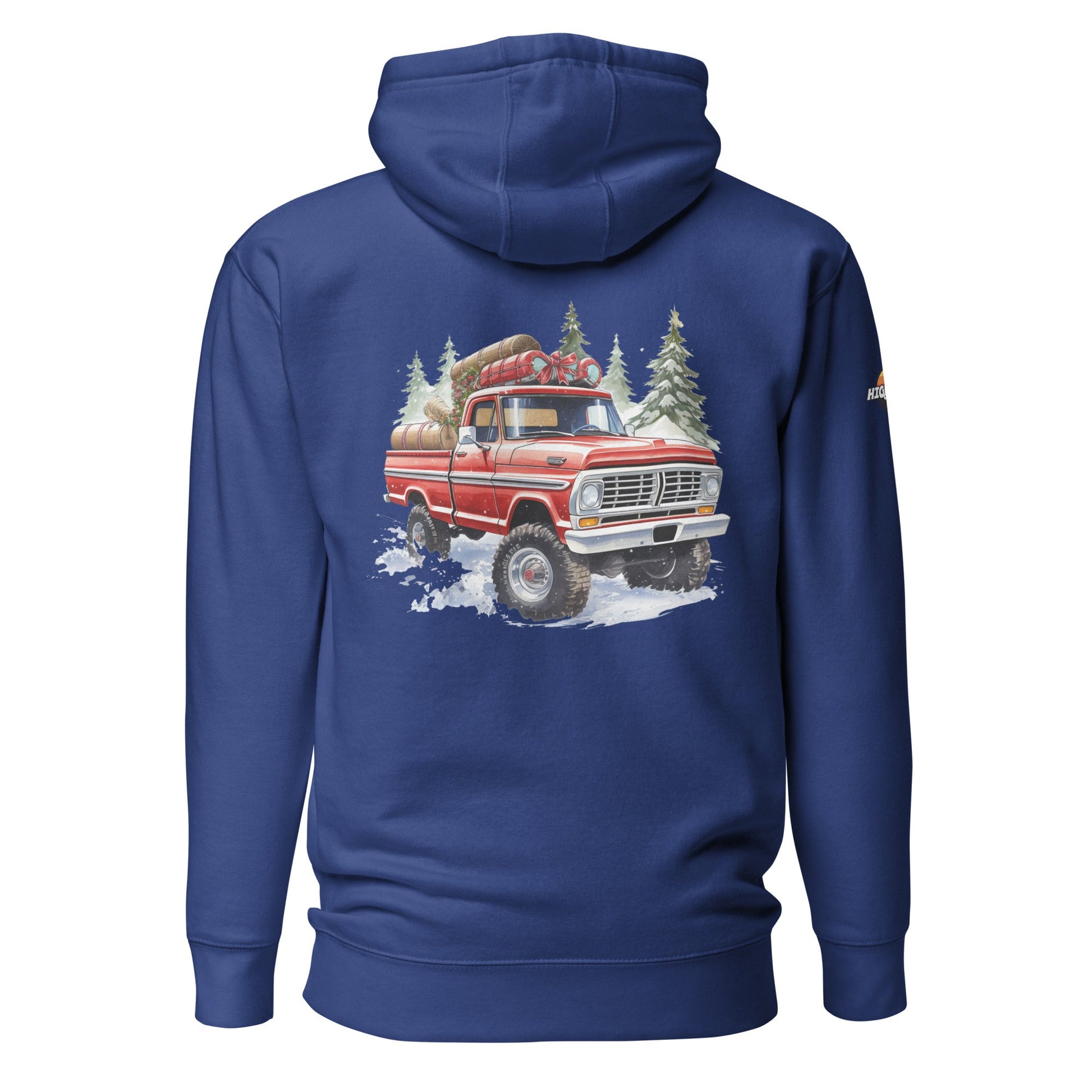 Body By Highboy 2023 Christmas Hoodie - BodyByHighboy Ford F250 Highboy Bumpside Dentside