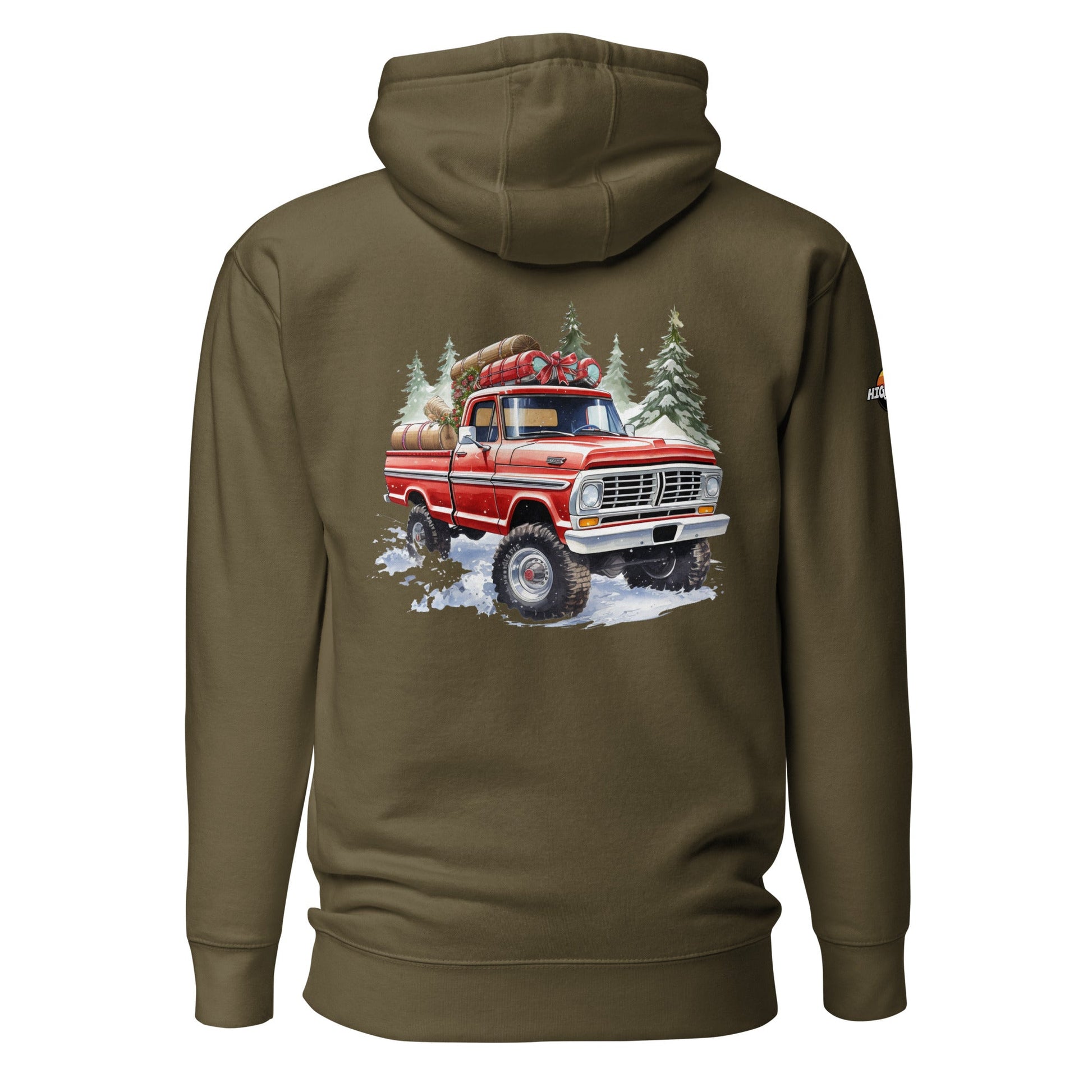 Body By Highboy 2023 Christmas Hoodie - BodyByHighboy Ford F250 Highboy Bumpside Dentside