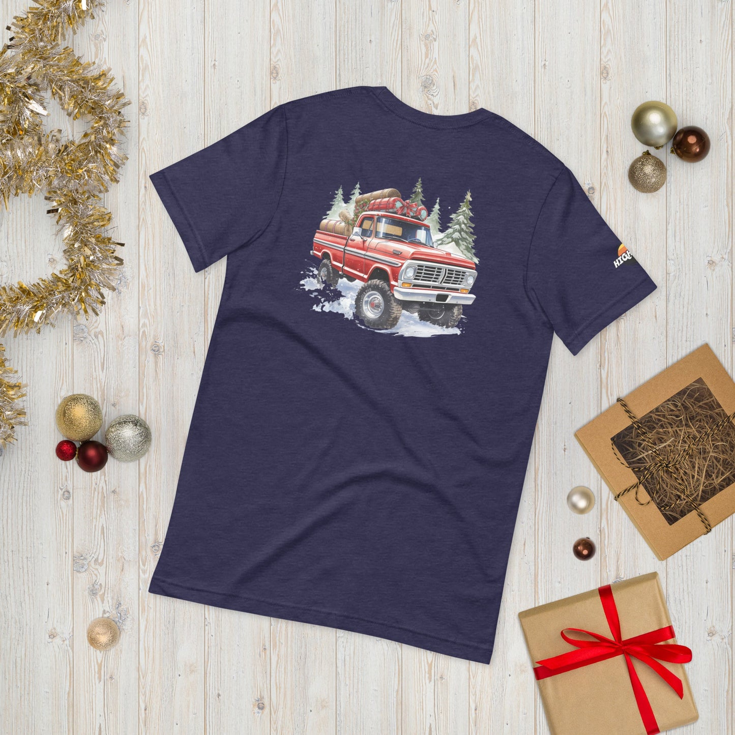 Body By Highboy : 2023 Christmas T-Shirt - BodyByHighboy Ford F250 Highboy Bumpside Dentside