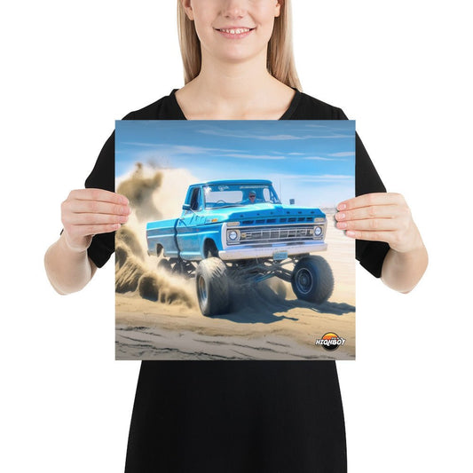Body By Highboy Ai Truck Poster : #61 - BodyByHighboy Ford F250 Highboy Bumpside Dentside