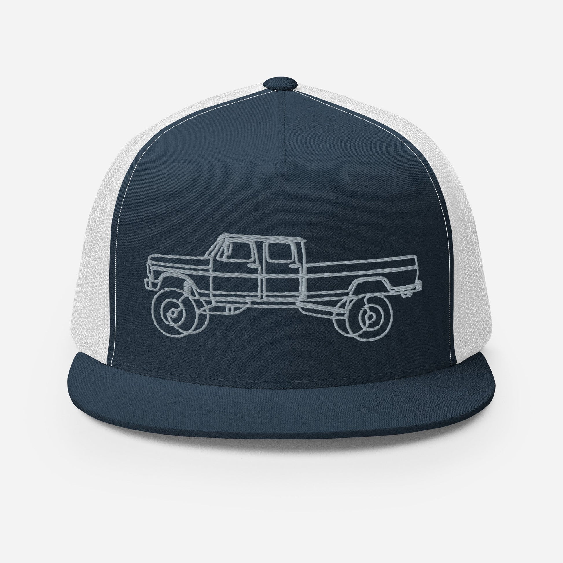 Ext. Cab Highboy Trucker Hat : Single Line Design - BodyByHighboy Ford F250 Highboy Bumpside Dentside