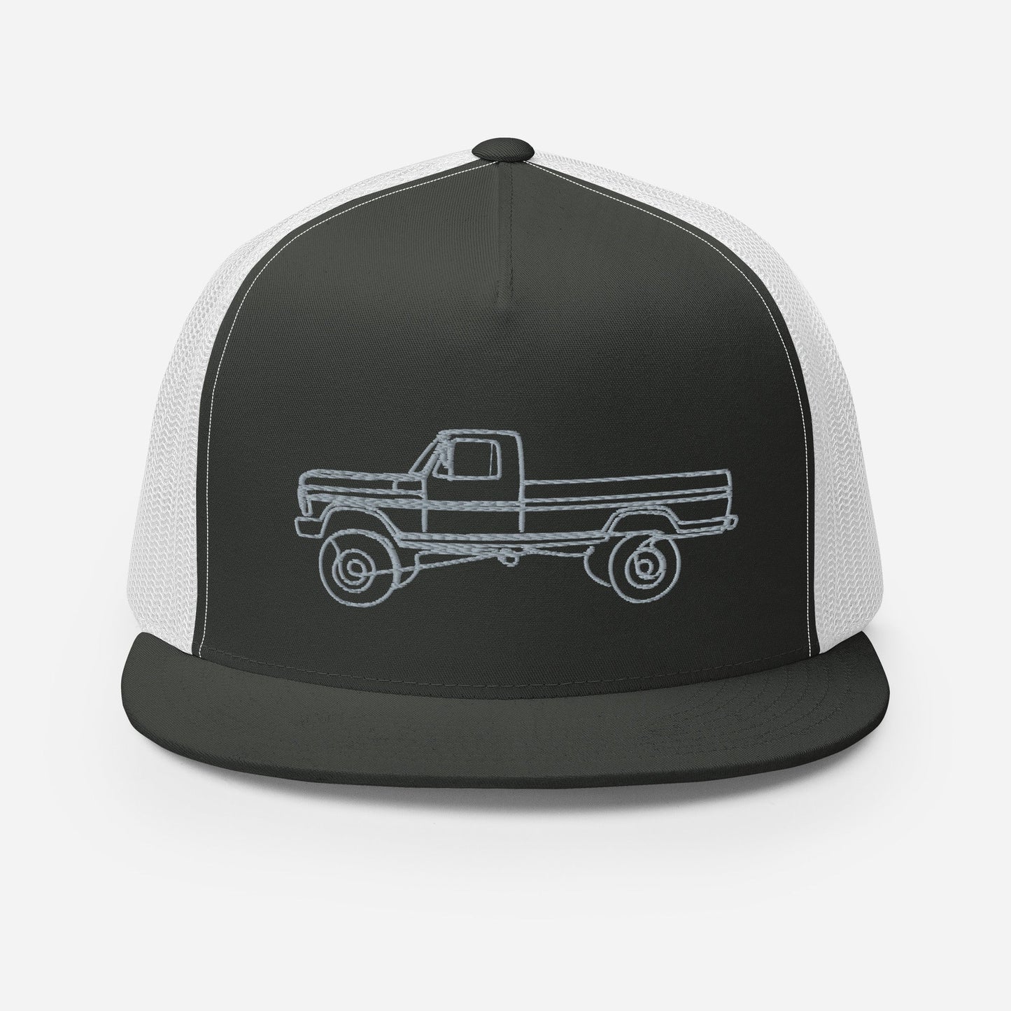 Single Cab Highboy Trucker Hat : Single Line Design - BodyByHighboy Ford F250 Highboy Bumpside Dentside