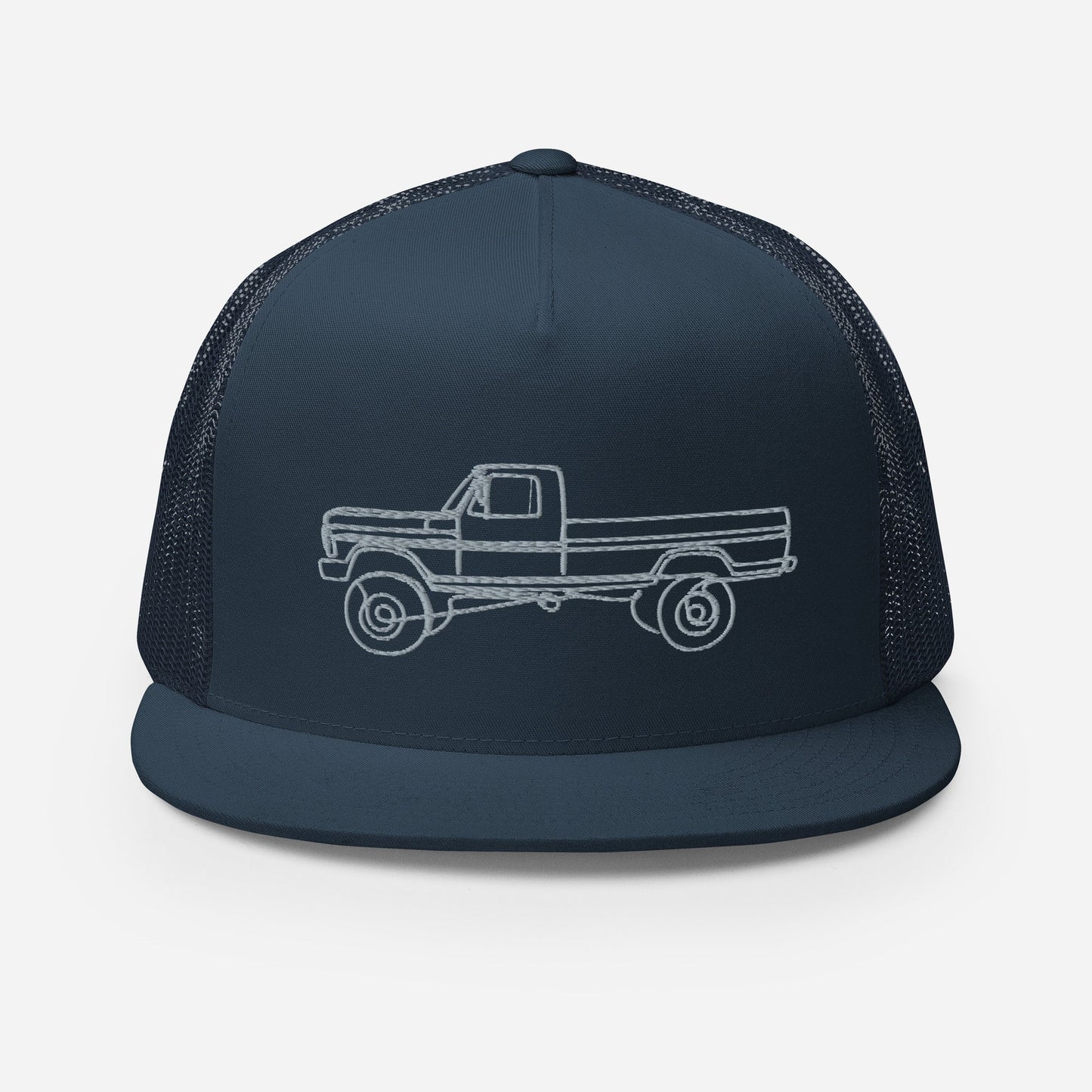 Single Cab Highboy Trucker Hat : Single Line Design - BodyByHighboy Ford F250 Highboy Bumpside Dentside