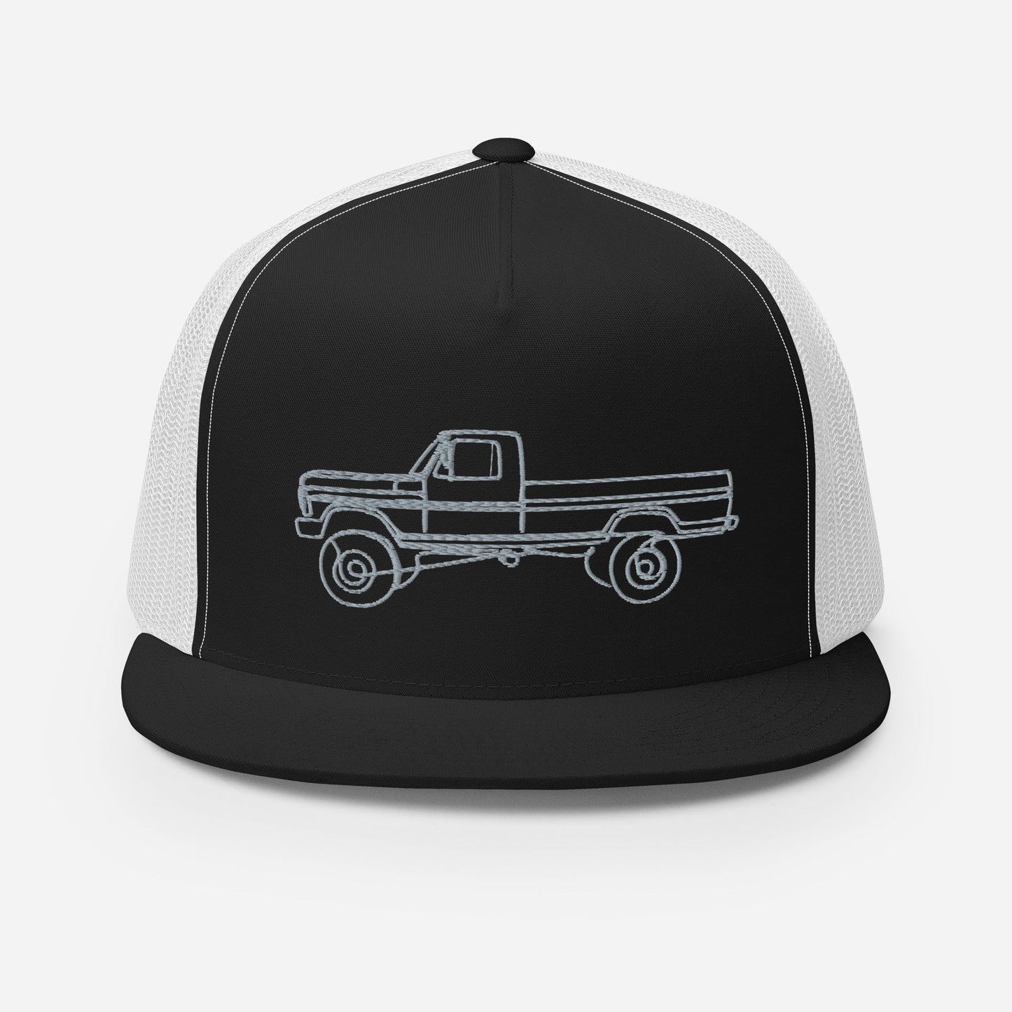 Single Cab Highboy Trucker Hat : Single Line Design - BodyByHighboy Ford F250 Highboy Bumpside Dentside