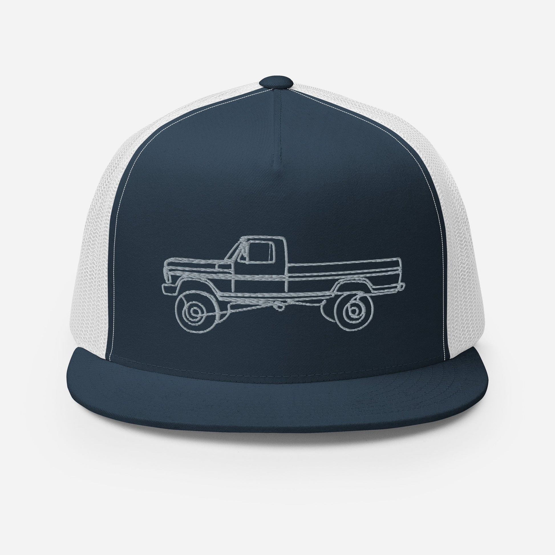 Single Cab Highboy Trucker Hat : Single Line Design - BodyByHighboy Ford F250 Highboy Bumpside Dentside